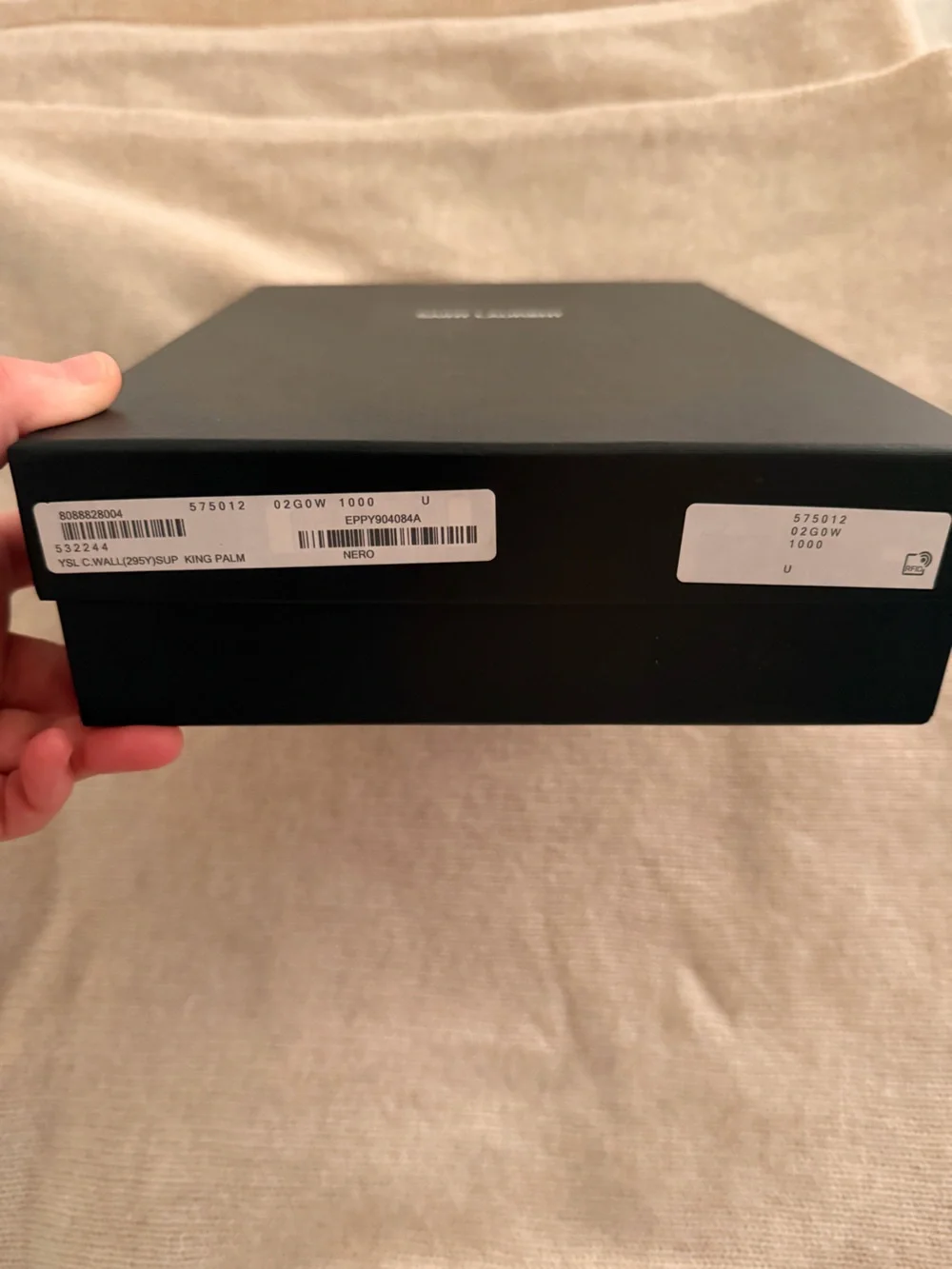 Saint Laurent Black Sulpice Chain Wallet Bag